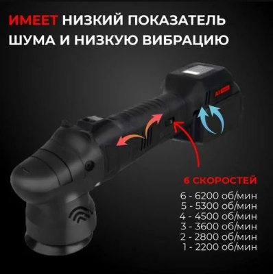Машинка шлифовальная аккумуляторная эксцентриковая А1 Li-ion Polisher 15: Купить выгодно в Воронеже с доставкой